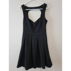 The Vintage shop Dress Open Back Black Size Large‎
